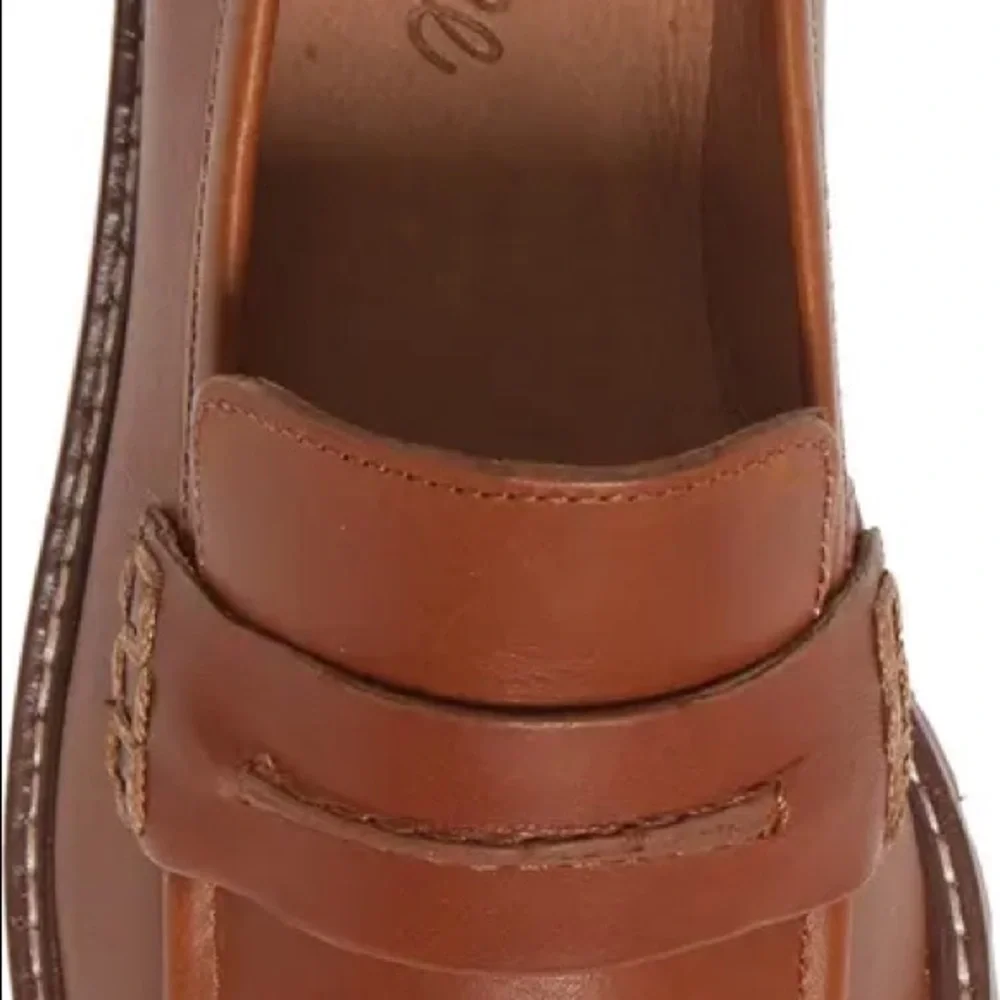 MADEWELL Corinne leather loafer lug sole Almost New Gorgeous! 9 - Picture 5 of 13